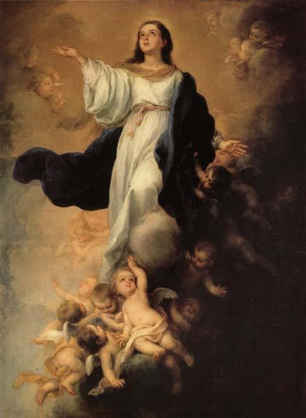 Bartolome Esteban Murillo The Assumption of the Virgin oil painting picture